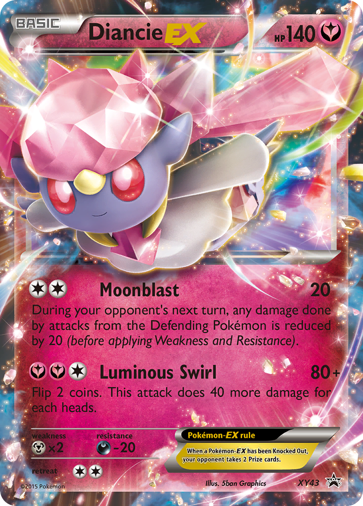 Diancie EX (XY43) [XY: Black Star Promos] | Exor Games Dartmouth