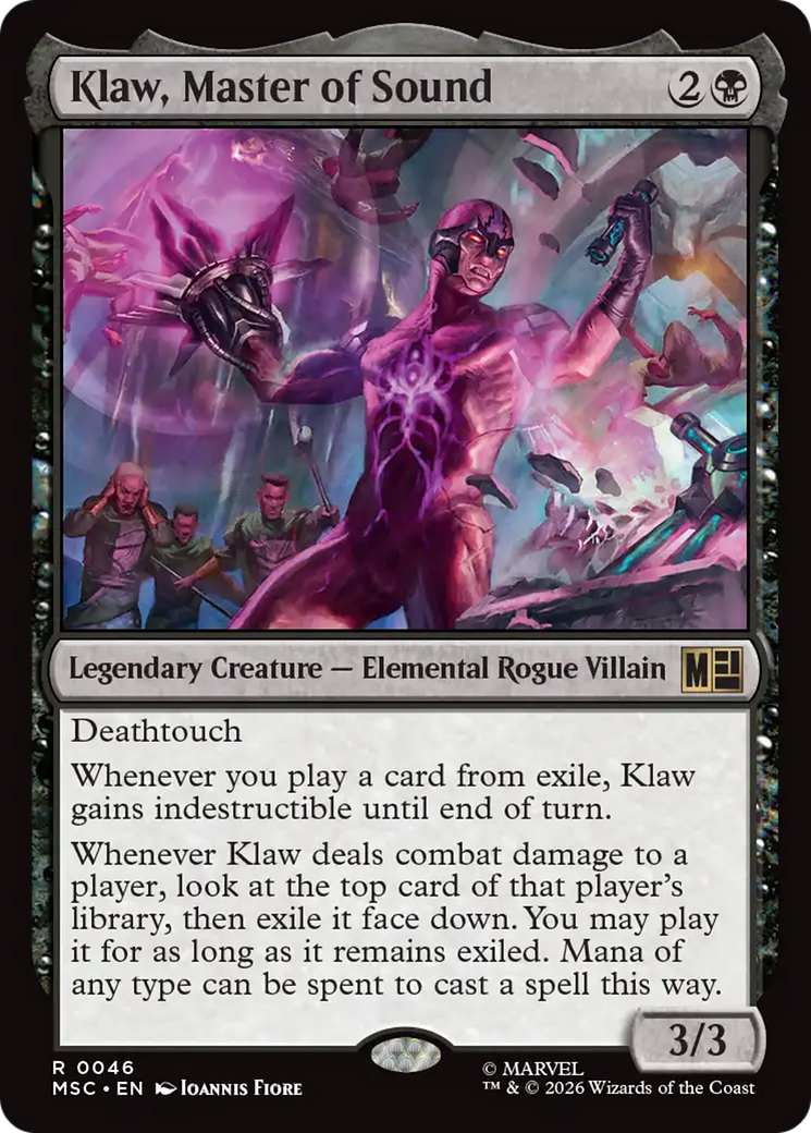 Klaw, Master of Sound [Marvel Super Heroes Commander] | Exor Games Dartmouth