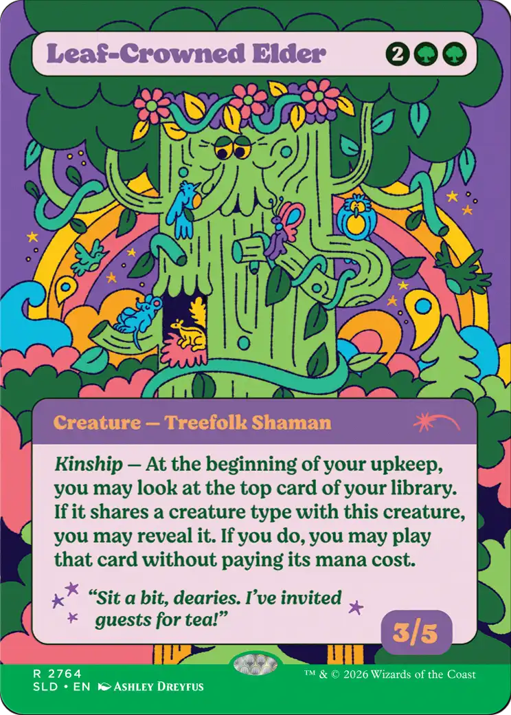 Leaf-Crowned Elder [Secret Lair Drop Series] | Exor Games Dartmouth