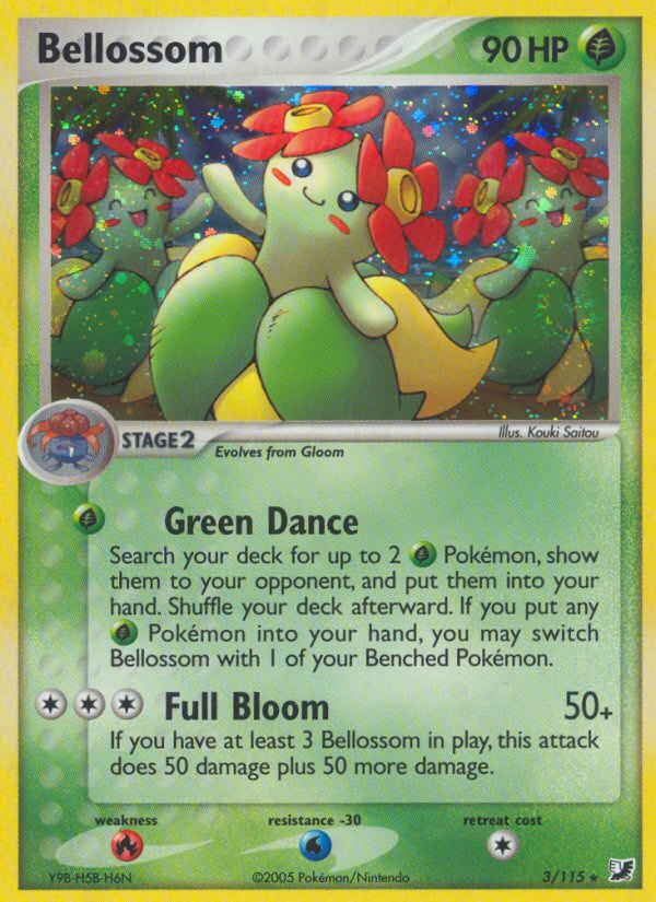 Bellossom (3/115) [EX: Unseen Forces] | Exor Games Dartmouth