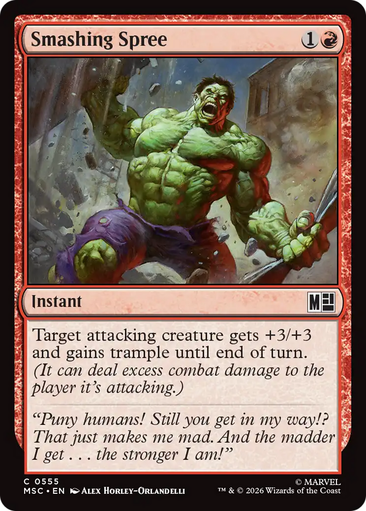 Smashing Spree [Marvel Super Heroes Commander] | Exor Games Dartmouth