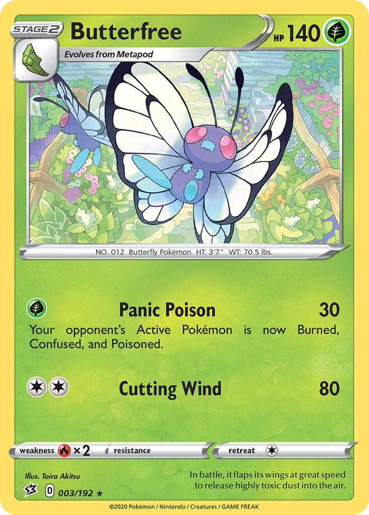 Butterfree (003/192) [Sword & Shield: Rebel Clash] | Exor Games Dartmouth