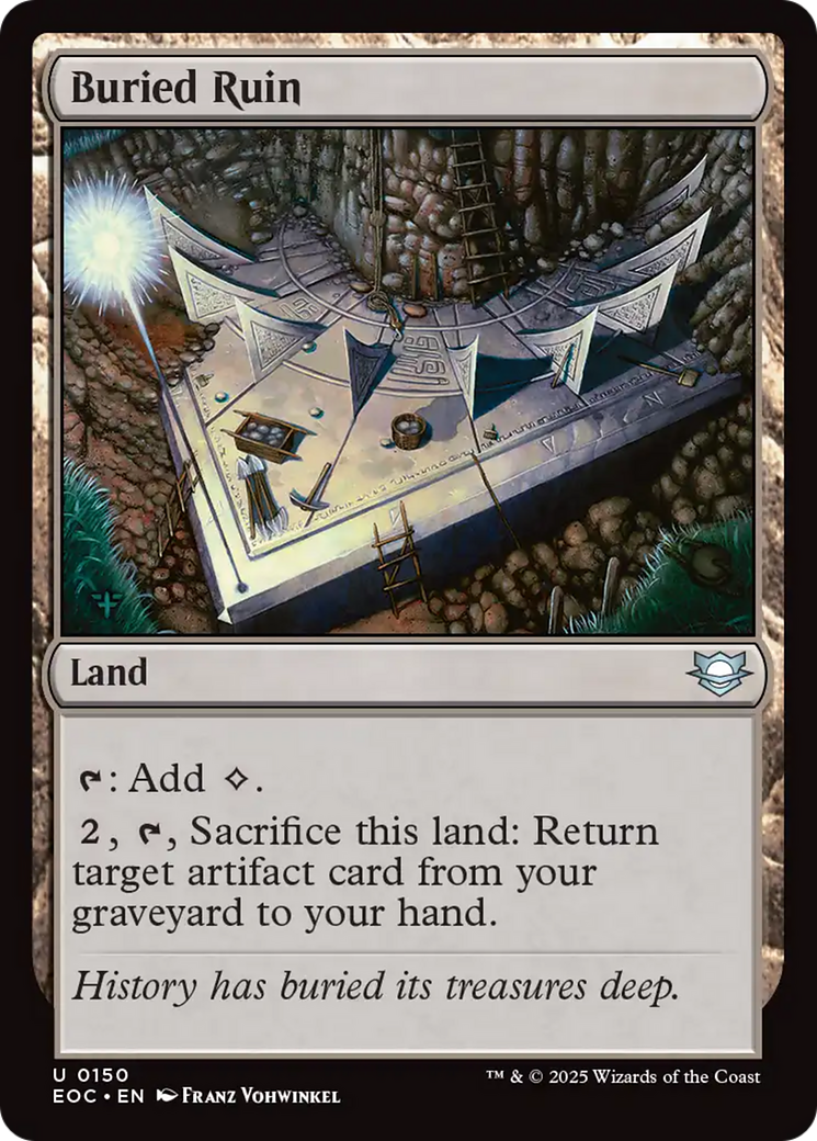 Buried Ruin [Edge of Eternities Commander] | Exor Games Dartmouth