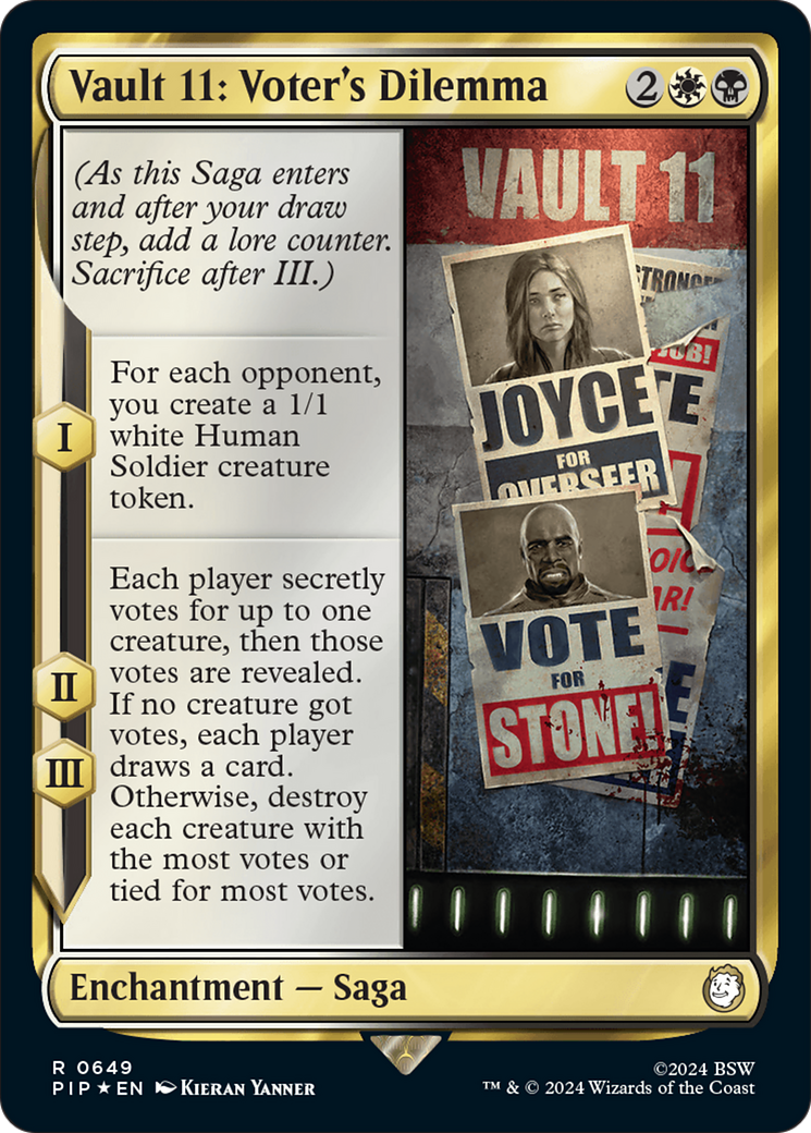 Vault 11: Voter's Dilemna (Surge Foil) [Fallout] | Exor Games Dartmouth