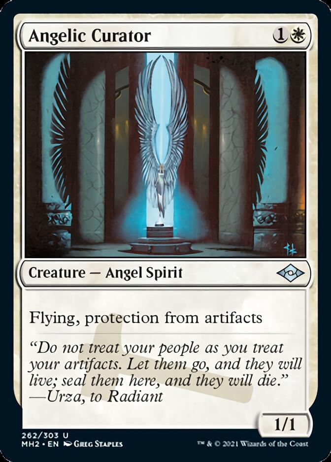 Angelic Curator (Foil Etched) [Modern Horizons 2] | Exor Games Dartmouth