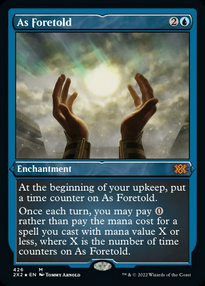 As Foretold (Foil Etched) [Double Masters 2022] | Exor Games Dartmouth