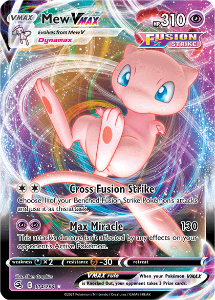 Mew VMAX (114/264) [Sword & Shield: Fusion Strike] | Exor Games Dartmouth