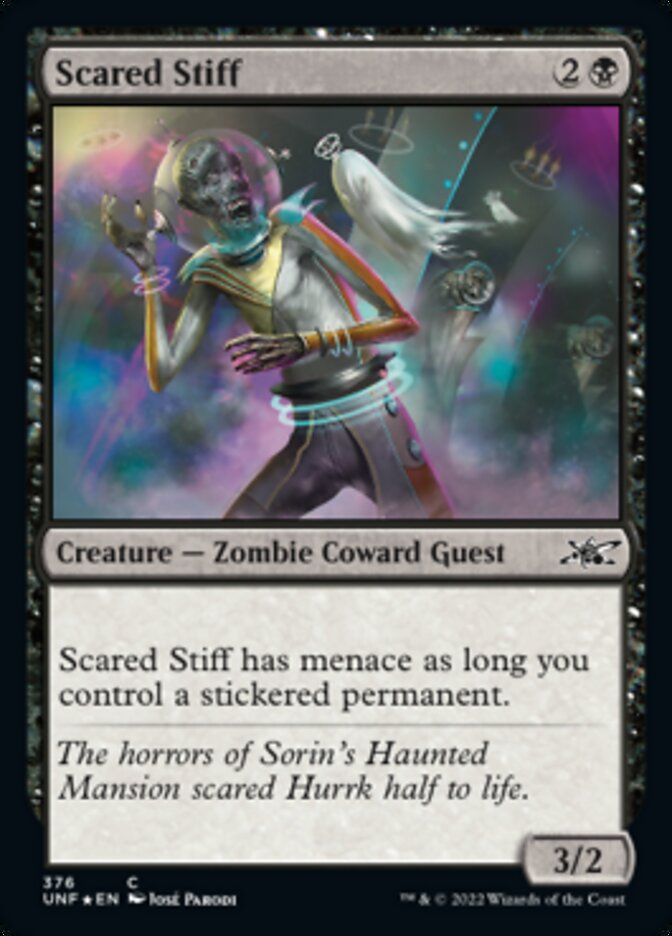 Scared Stiff (Galaxy Foil) [Unfinity] | Exor Games Dartmouth