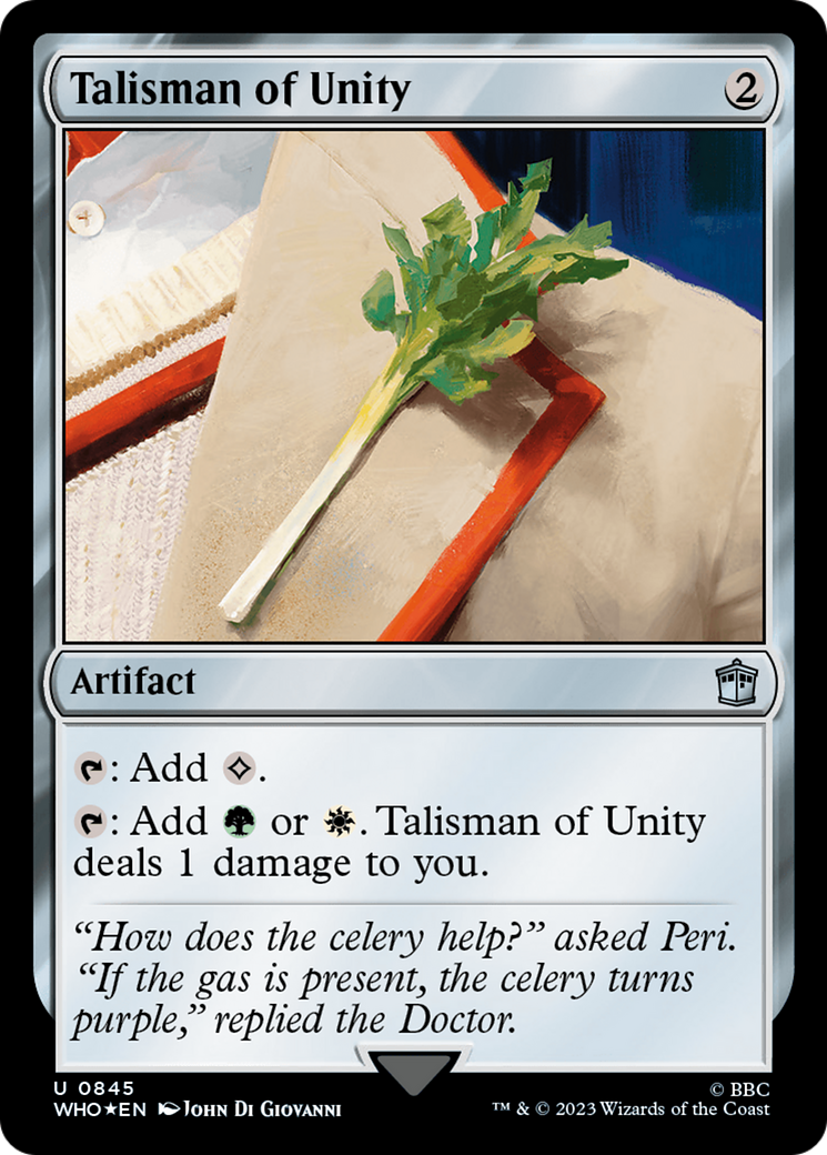 Talisman of Unity (Surge Foil) [Doctor Who] | Exor Games Dartmouth