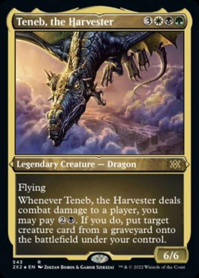 Teneb, the Harvester (Foil Etched) [Double Masters 2022] | Exor Games Dartmouth