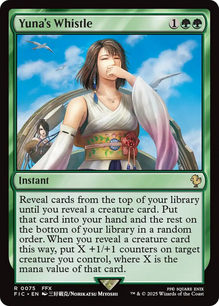 Yuna's Whistle (Surge Foil) [FINAL FANTASY Commander] | Exor Games Dartmouth