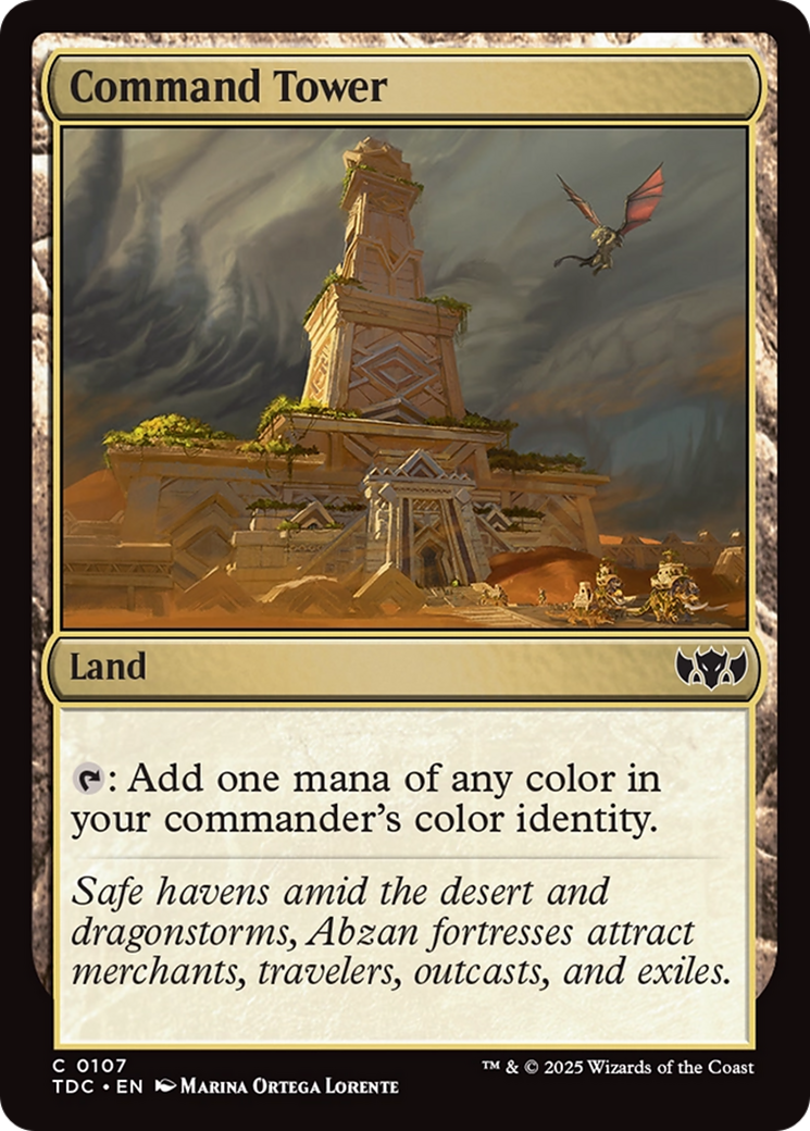 Command Tower [Tarkir: Dragonstorm Commander] | Exor Games Dartmouth