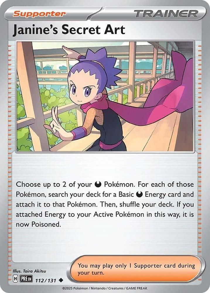 Janine's Secret Art (112/131) [Scarlet & Violet: Prismatic Evolutions] | Exor Games Dartmouth
