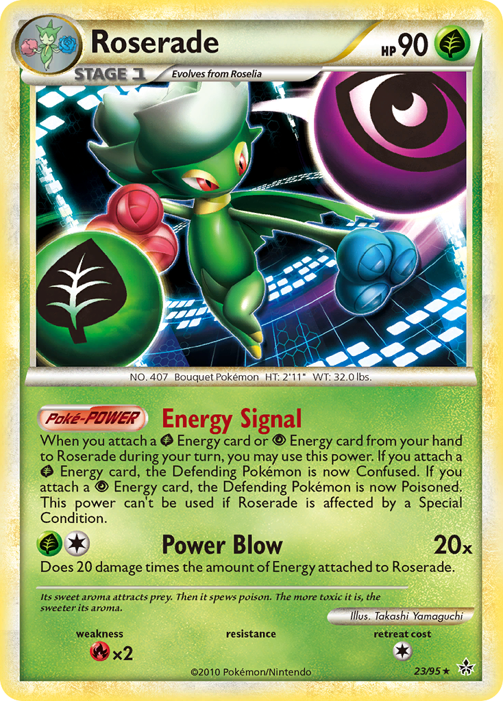 Roserade (23/95) [HeartGold & SoulSilver: Unleashed] | Exor Games Dartmouth