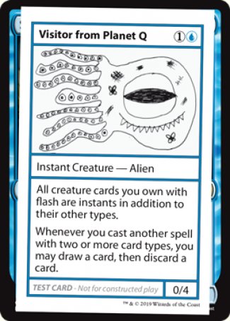 Visitor from Planet Q (2021 Edition) [Mystery Booster Playtest Cards] | Exor Games Dartmouth