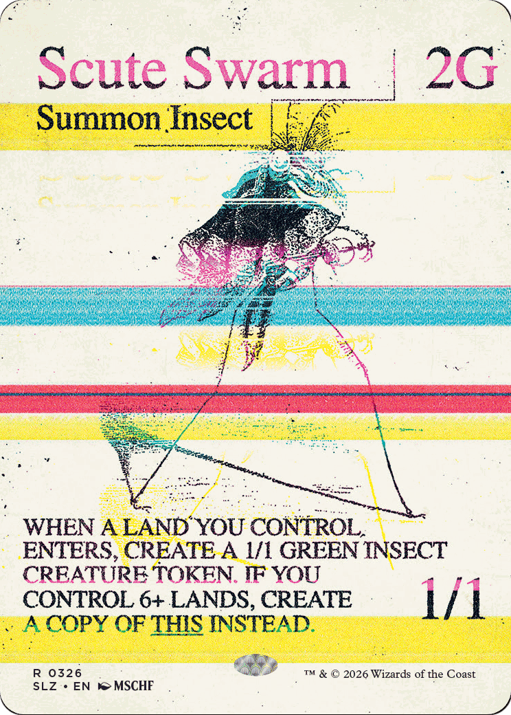 Scute Swarm (0326) [Secret Lair x MSCHF: The Zeta Set] | Exor Games Dartmouth
