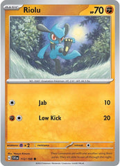 Riolu (112/198) [Scarlet & Violet: Base Set] | Exor Games Dartmouth