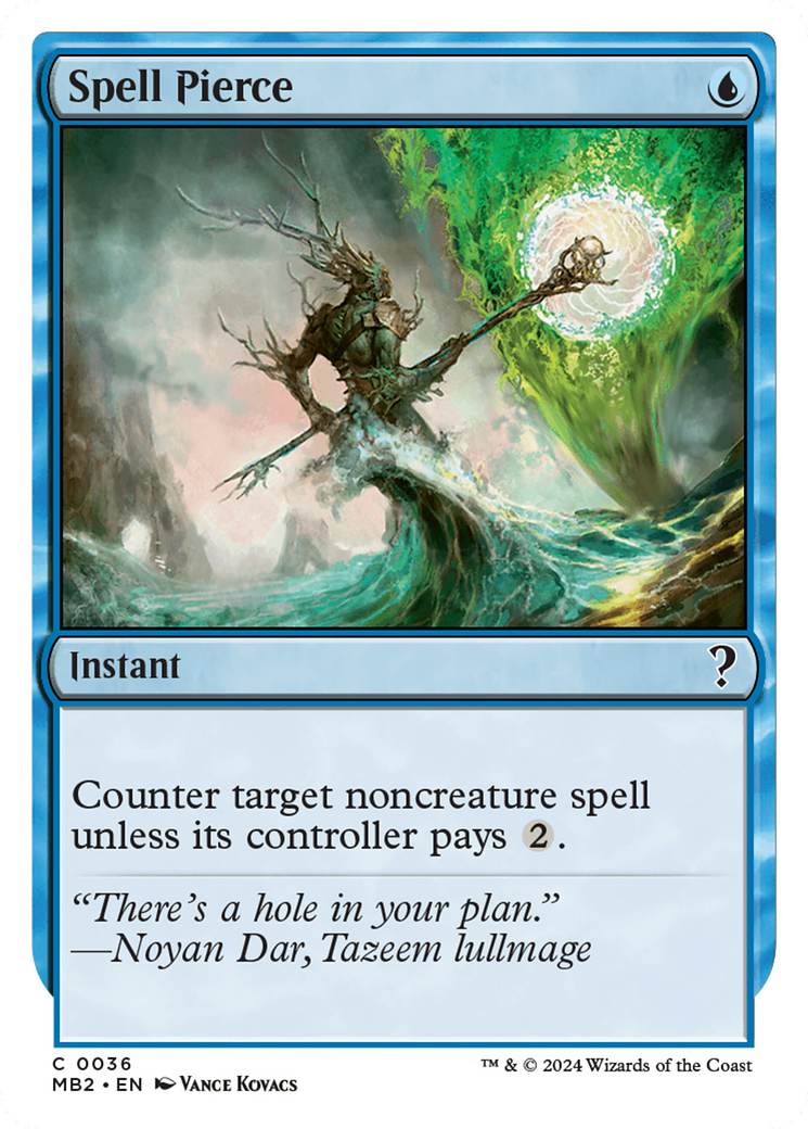Spell Pierce (White Border) [Mystery Booster 2] | Exor Games Dartmouth