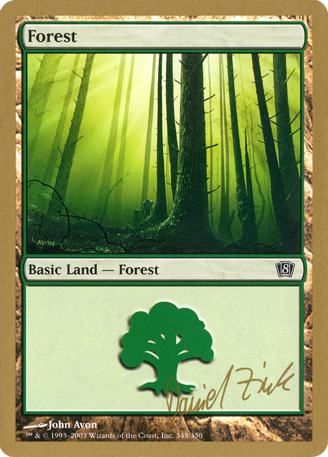 Forest (dz348) (Daniel Zink) [World Championship Decks 2003] | Exor Games Dartmouth