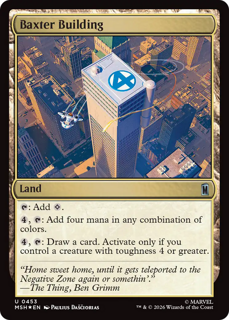 Baxter Building (Surge Foil) [Marvel Super Heroes] | Exor Games Dartmouth