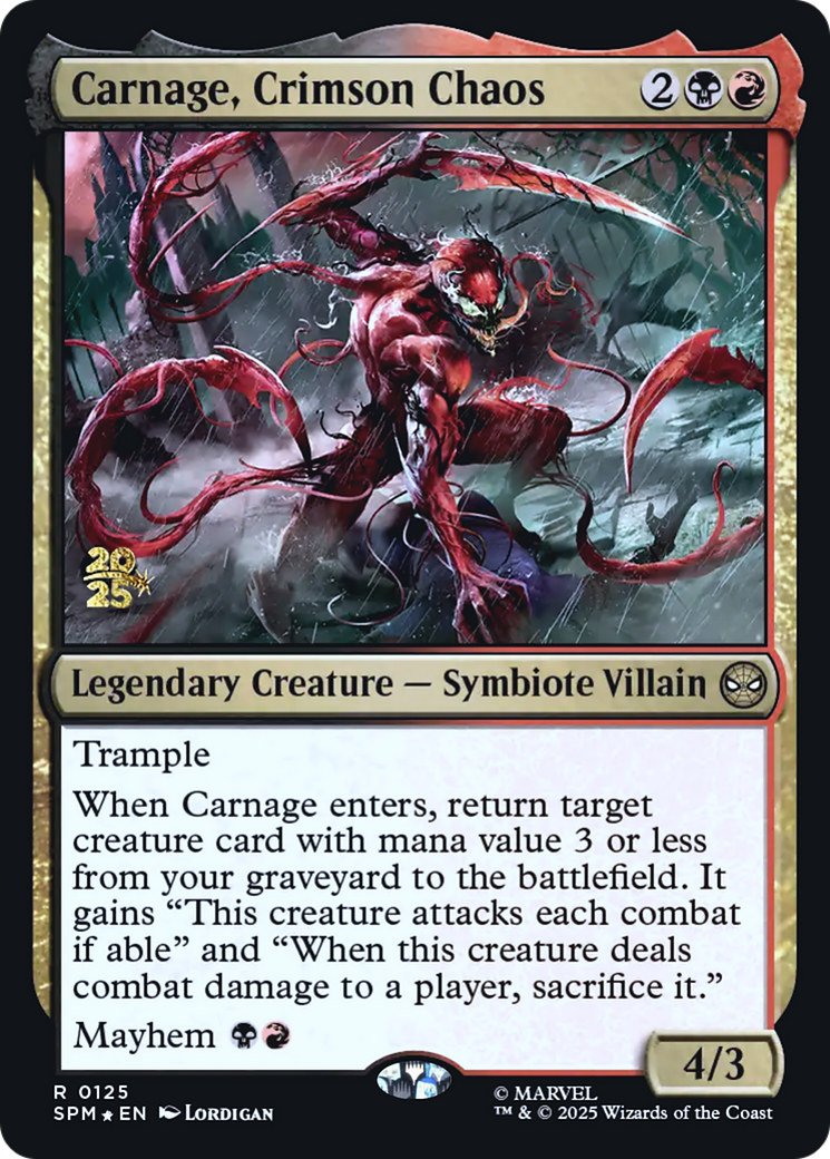 Carnage, Crimson Chaos [Wizards Play Network 2025] | Exor Games Dartmouth