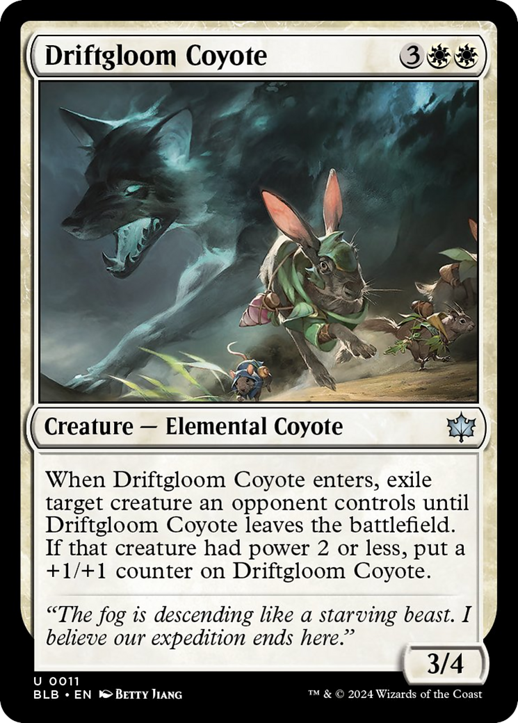 Driftgloom Coyote [Bloomburrow] | Exor Games Dartmouth