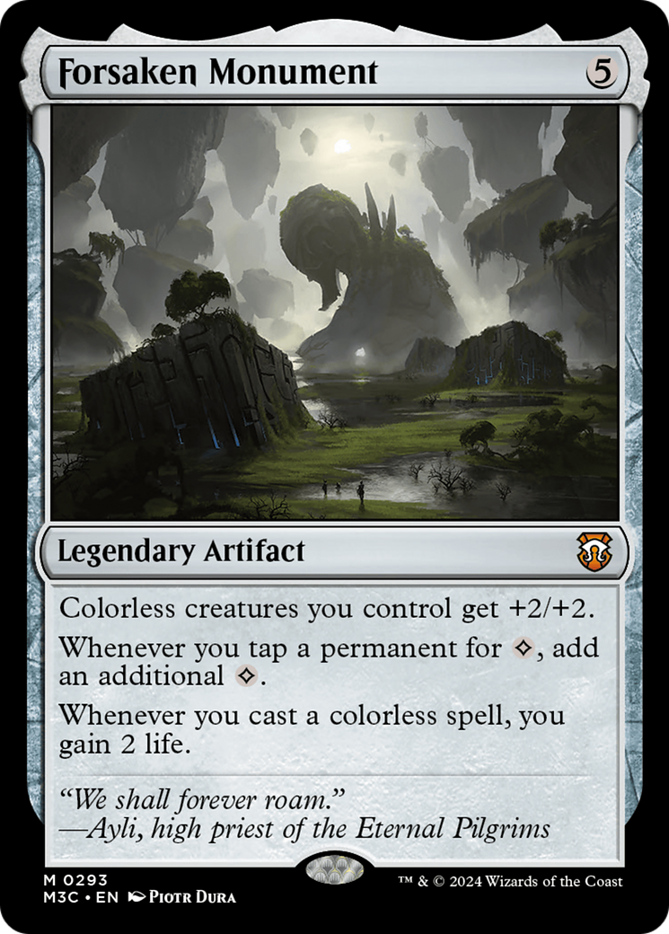 Forsaken Monument (Ripple Foil) [Modern Horizons 3 Commander] | Exor Games Dartmouth