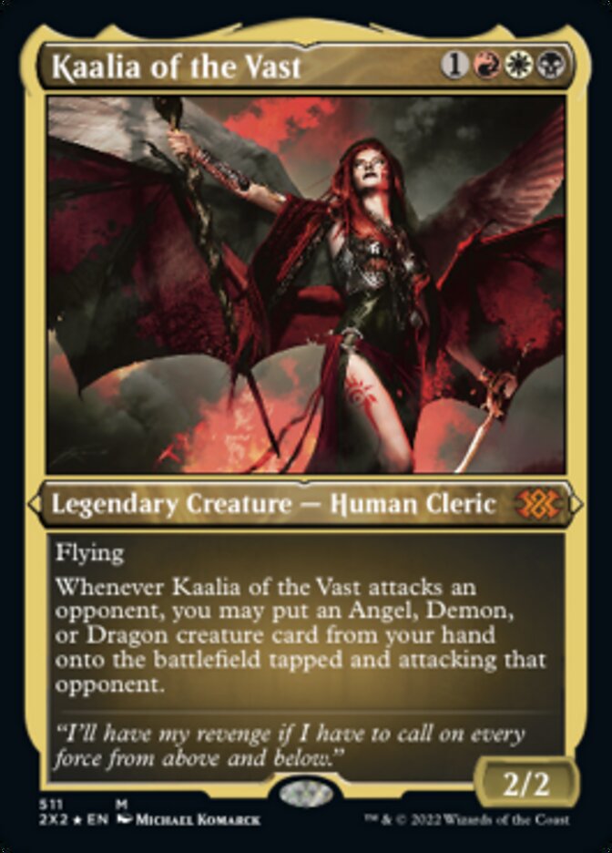 Kaalia of the Vast (Foil Etched) [Double Masters 2022] | Exor Games Dartmouth