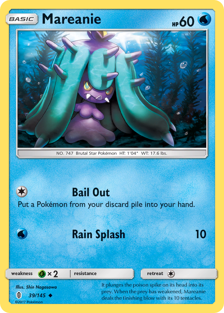 Mareanie (39/145) [Sun & Moon: Guardians Rising] | Exor Games Dartmouth