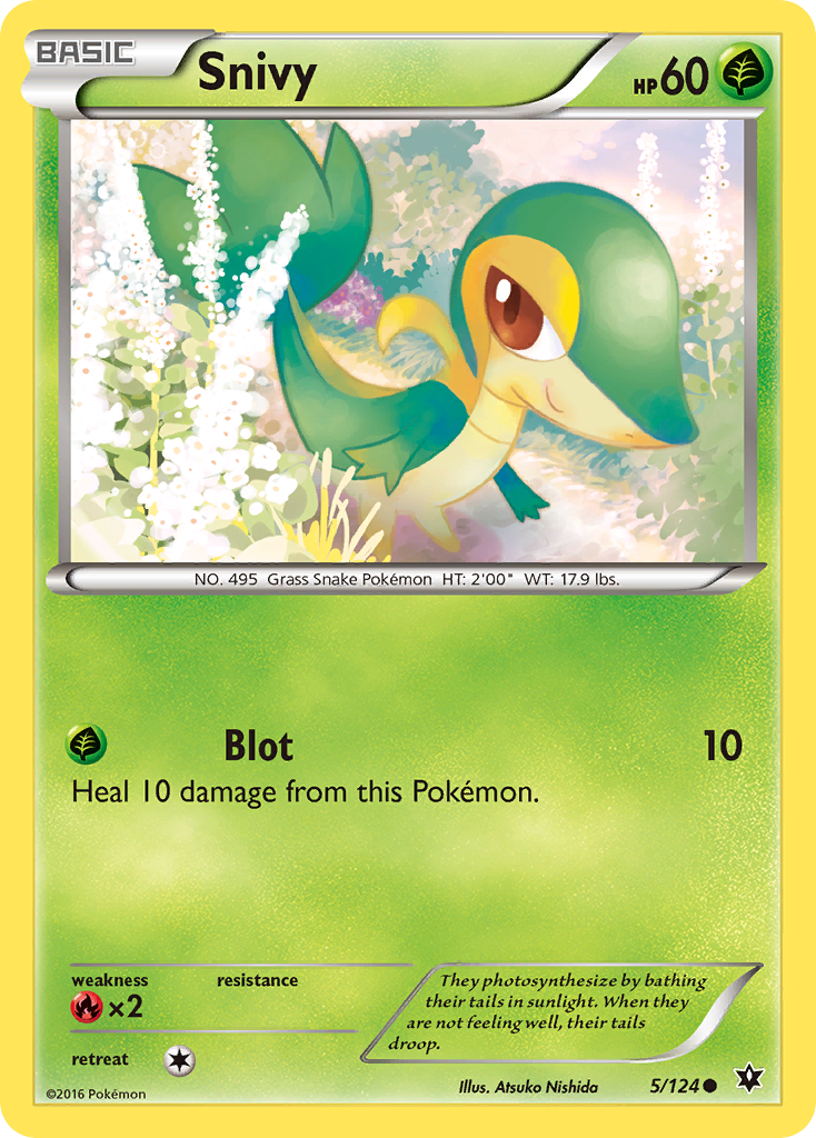 Snivy (5/124) [XY: Fates Collide] | Exor Games Dartmouth