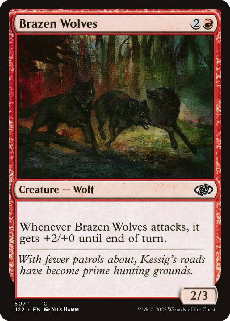 Brazen Wolves [Jumpstart 2022] | Exor Games Dartmouth