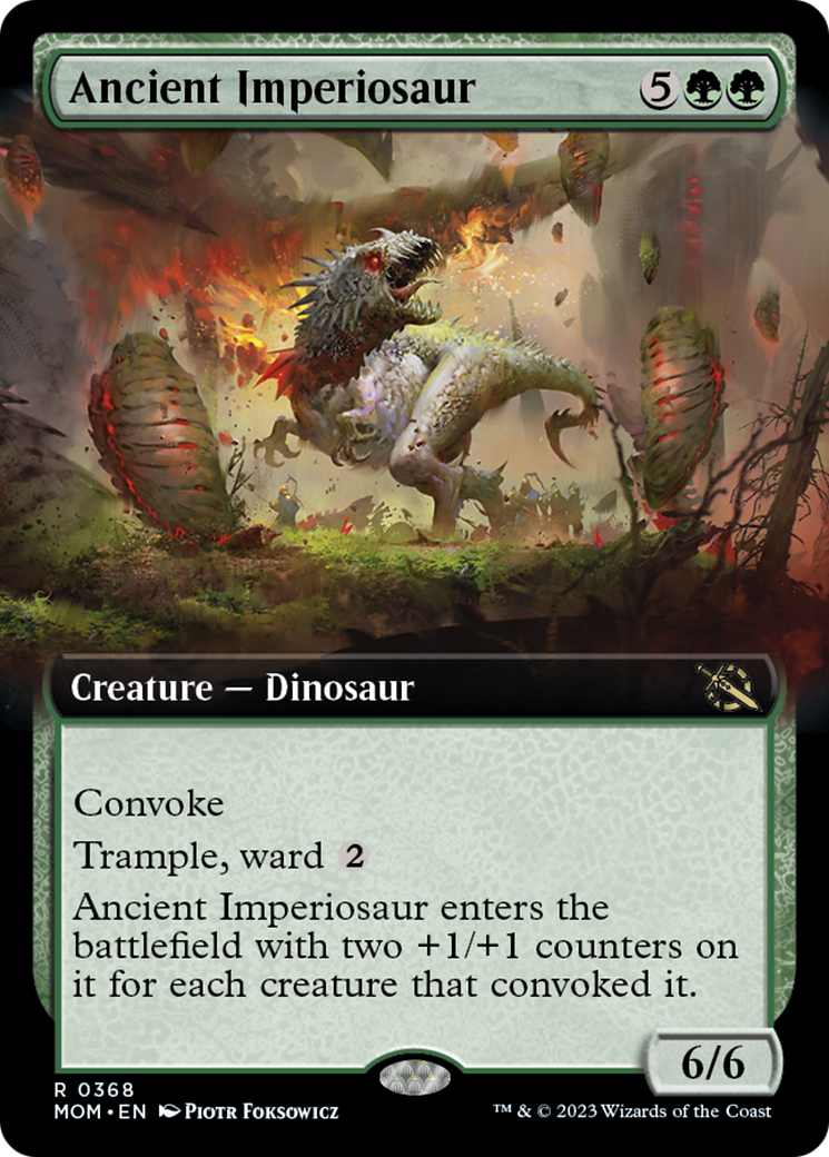 Ancient Imperiosaur (Extended Art) [March of the Machine] | Exor Games Dartmouth