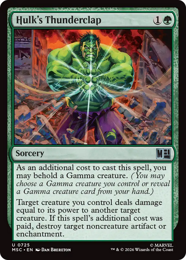 Hulk's Thunderclap [Marvel Super Heroes Commander] | Exor Games Dartmouth