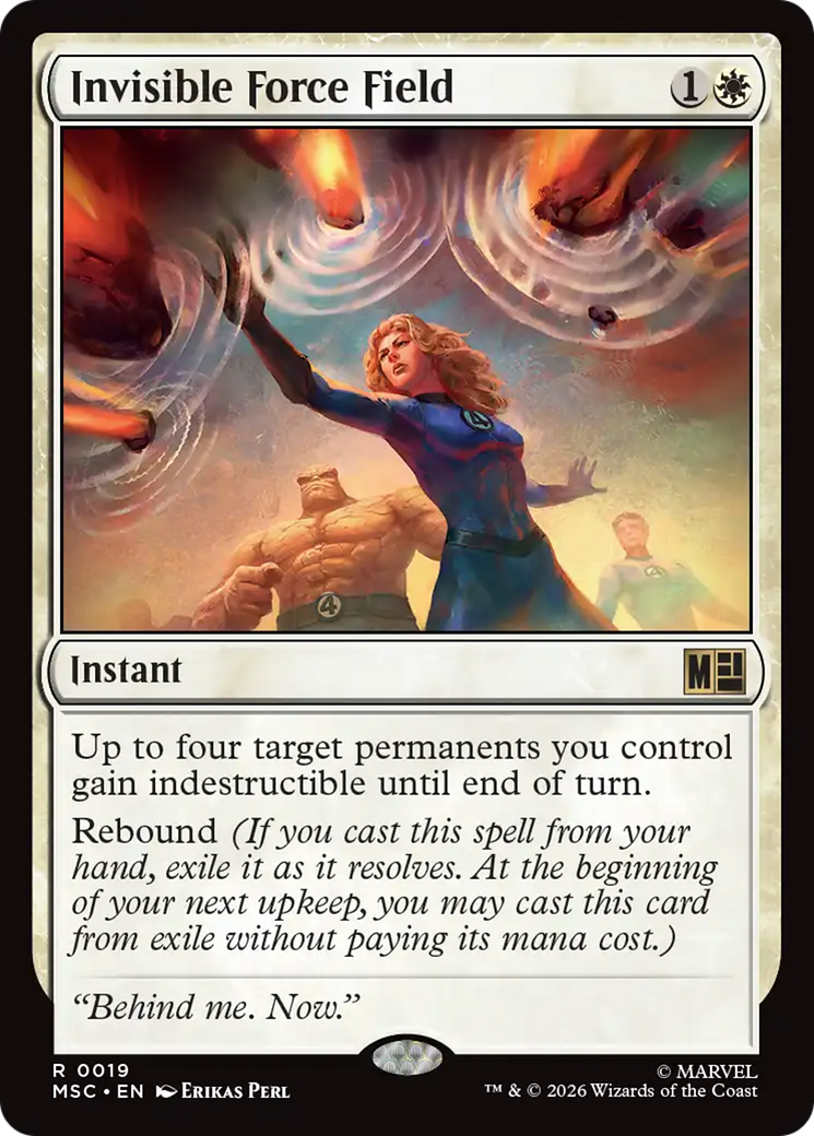 Invisible Force Field (Surge Foil) [Marvel Super Heroes Commander] | Exor Games Dartmouth