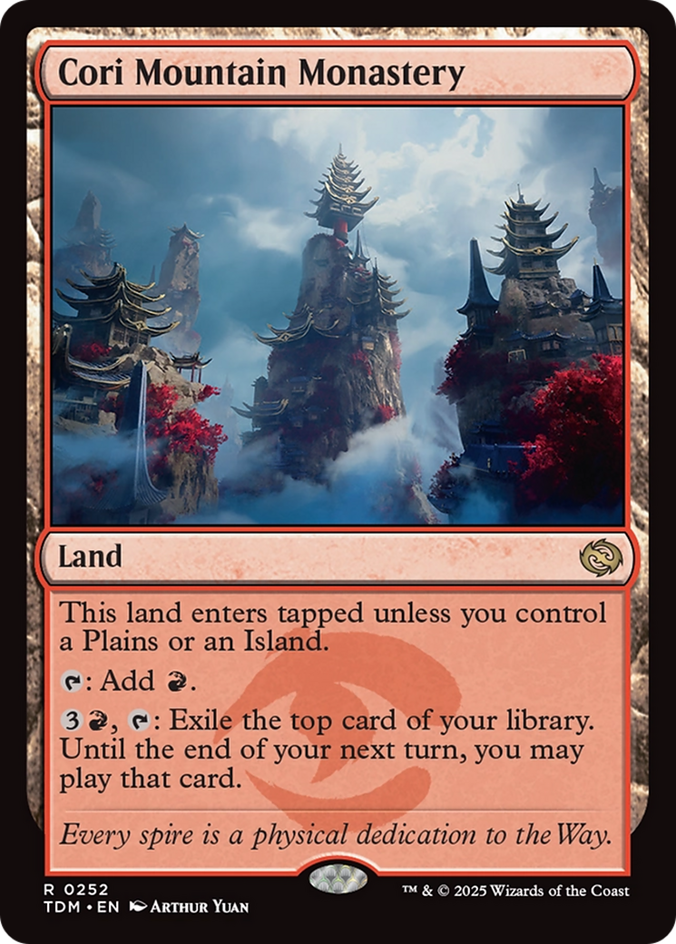 Cori Mountain Monastery [Tarkir: Dragonstorm] | Exor Games Dartmouth