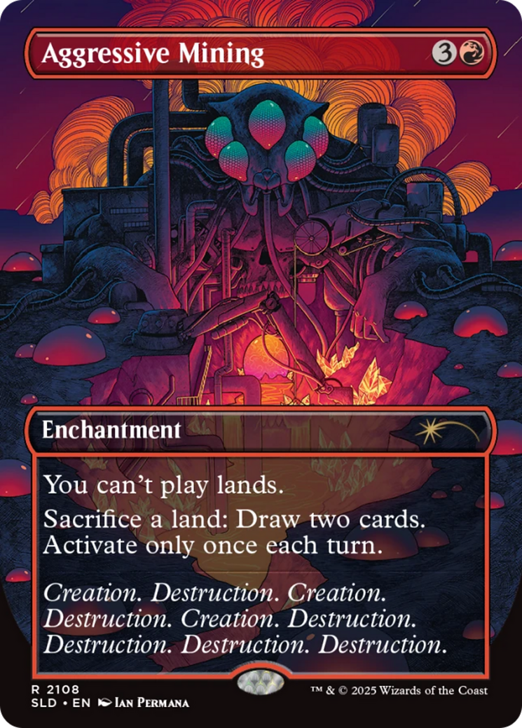 Aggressive Mining (Galaxy Foil) [Secret Lair Drop Series] | Exor Games Dartmouth