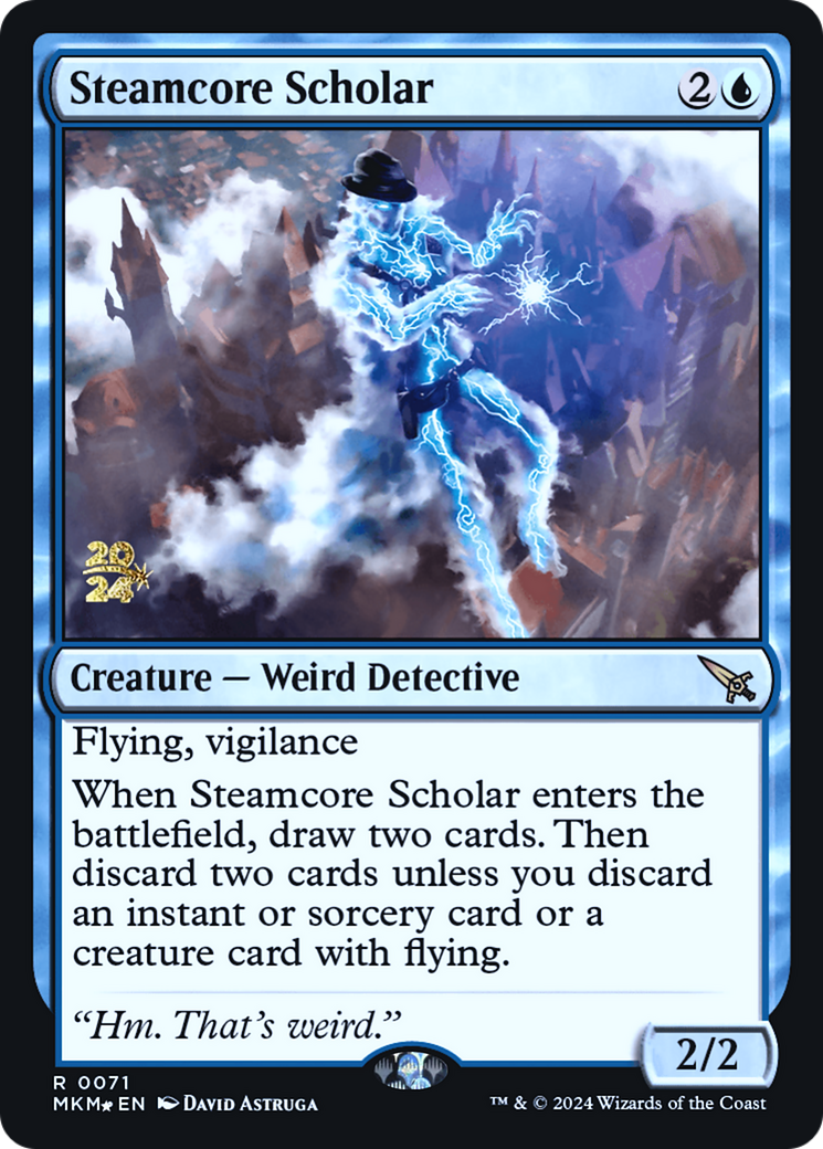 Steamcore Scholar [Murders at Karlov Manor Prerelease Promos] | Exor Games Dartmouth