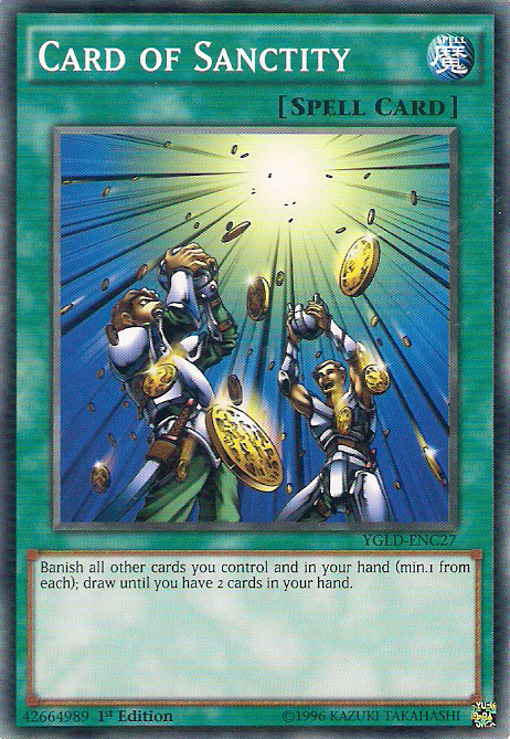 Card of Sanctity [YGLD-ENC27] Common | Exor Games Dartmouth