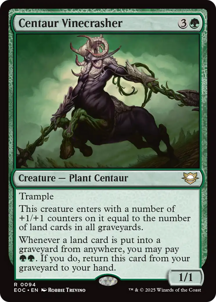 Centaur Vinecrasher [Edge of Eternities Commander] | Exor Games Dartmouth