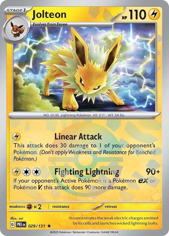 Jolteon (029/131) (Poke Ball Pattern) [Scarlet & Violet: Prismatic Evolutions] | Exor Games Dartmouth