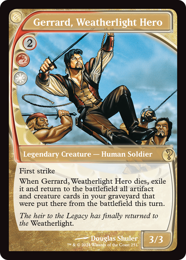 Gerrard, Weatherlight Hero (Future Sight) [Mystery Booster 2] | Exor Games Dartmouth