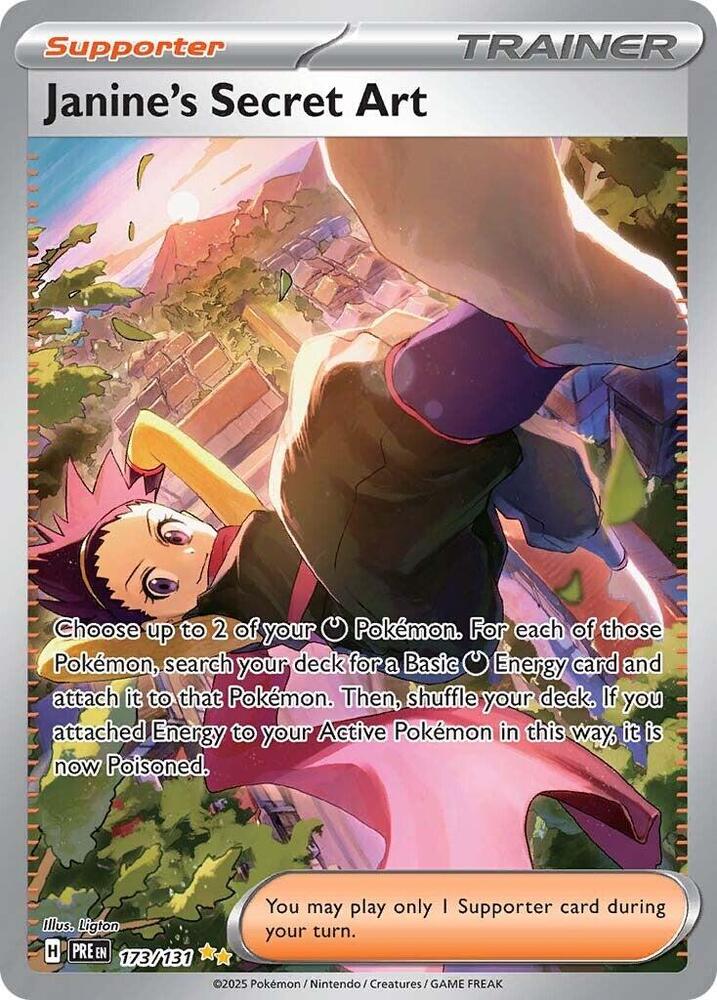 Janine's Secret Art (173/131) [Scarlet & Violet: Prismatic Evolutions] | Exor Games Dartmouth