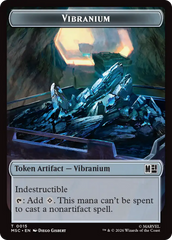 The Monarch (016) // Vibranium (015) Double-Sided Token [Marvel Super Heroes Commander Tokens] | Exor Games Dartmouth
