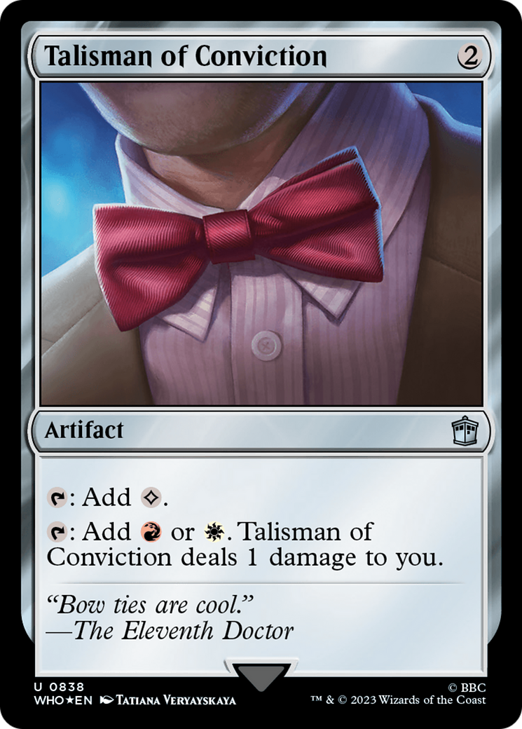 Talisman of Conviction (Surge Foil) [Doctor Who] | Exor Games Dartmouth