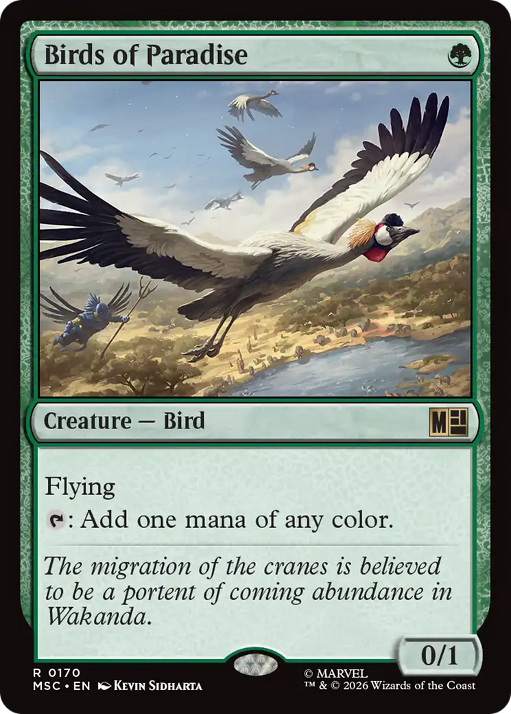 Birds of Paradise (Surge Foil) [Marvel Super Heroes Commander] | Exor Games Dartmouth