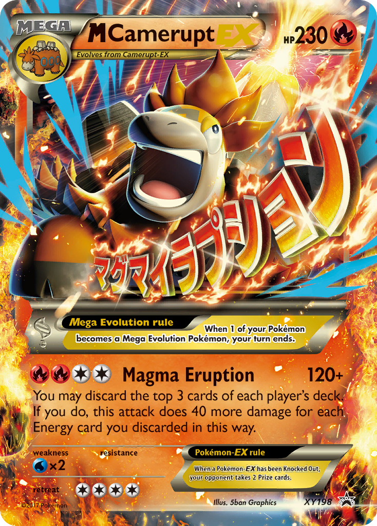 M Camerupt EX (XY198) [XY: Black Star Promos] | Exor Games Dartmouth