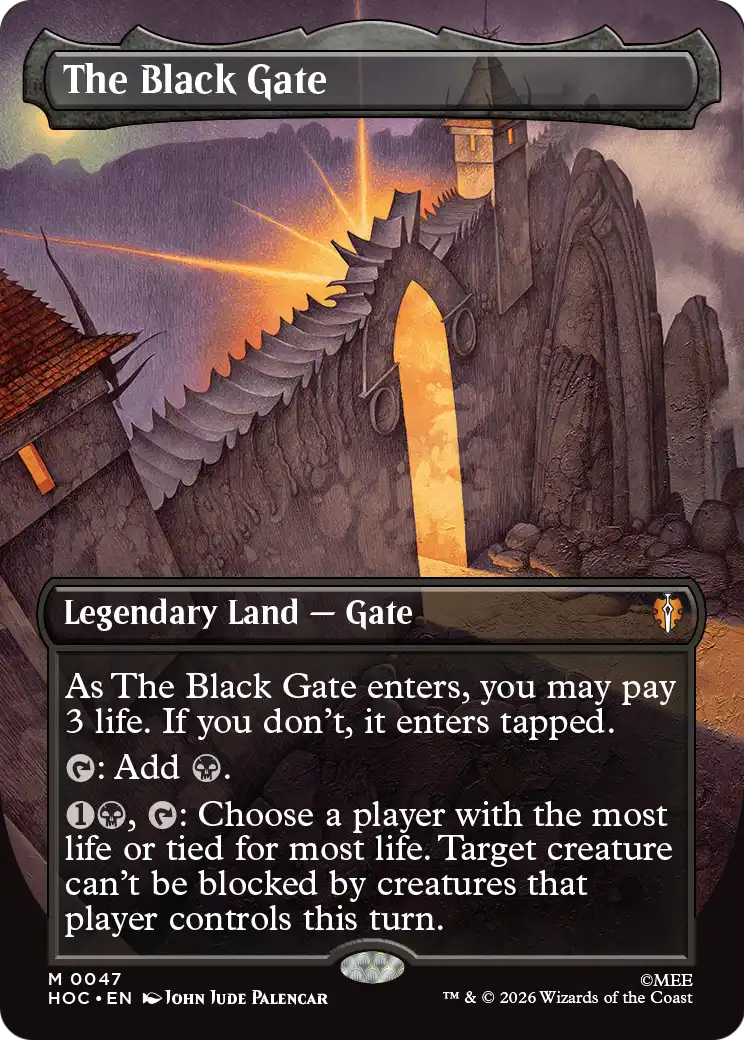 The Black Gate (Borderless) [The Hobbit: Eternal-Legal] | Exor Games Dartmouth