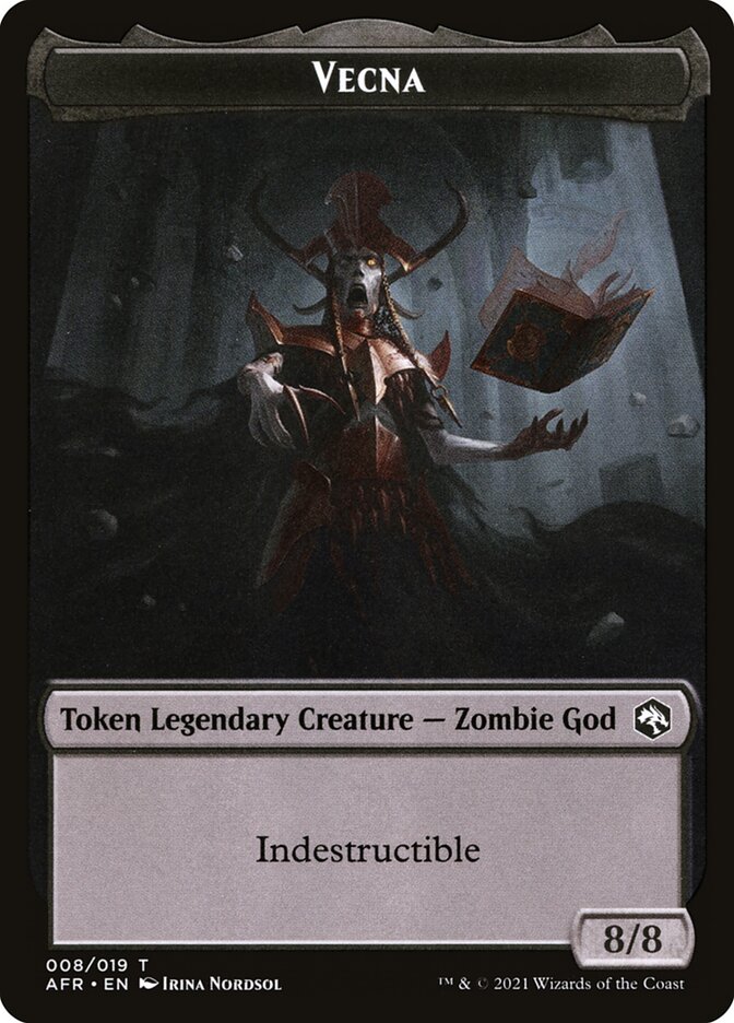 Spider // Vecna Double-Sided Token [Dungeons & Dragons: Adventures in the Forgotten Realms Tokens] | Exor Games Dartmouth