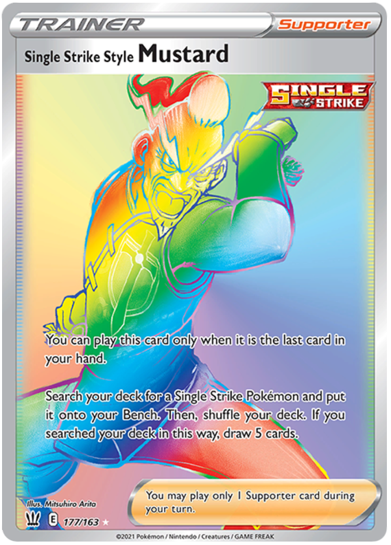 Single Strike Style Mustard (177/163) [Sword & Shield: Battle Styles] | Exor Games Dartmouth