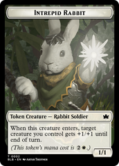 Bat // Intrepid Rabbit Double-Sided Token [Bloomburrow Tokens] | Exor Games Dartmouth